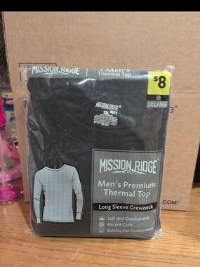 Men's Premium Thermal Top - Black,